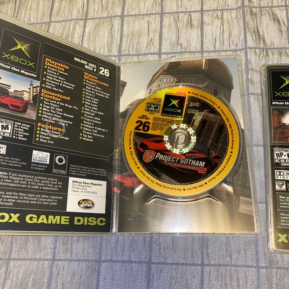 LOT of 6 Xbox official magazine demo discs with games 2004/2004 - Picture 7 of 9